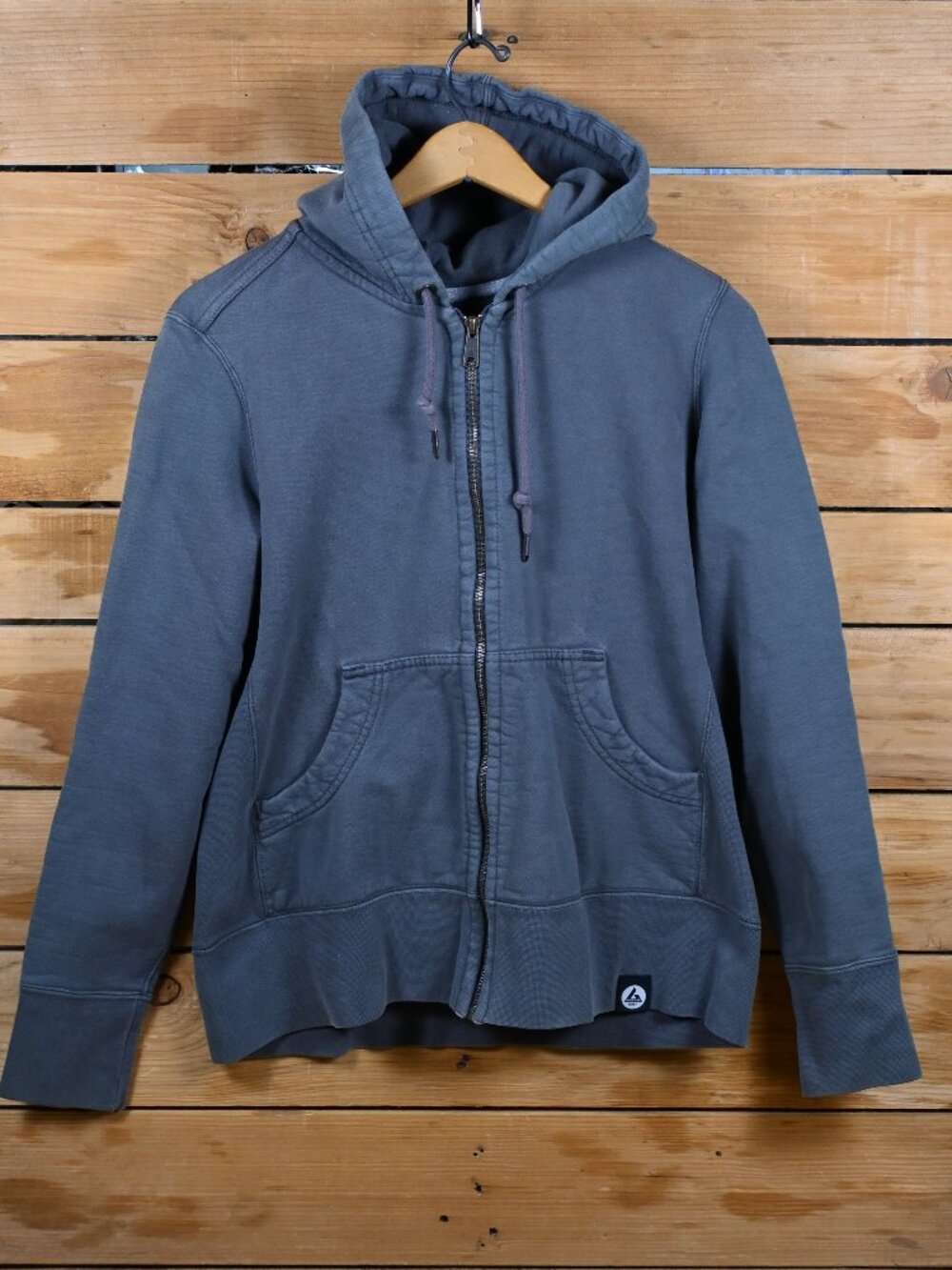 American Giant Classic Full Zip Cotton Hoodie - Made in USA Women's LG